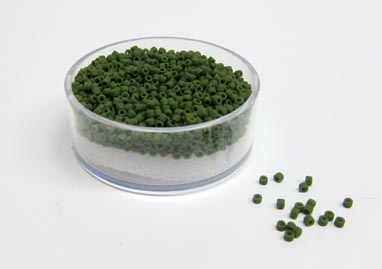 Delica Beads 2mm 7g oliv matt